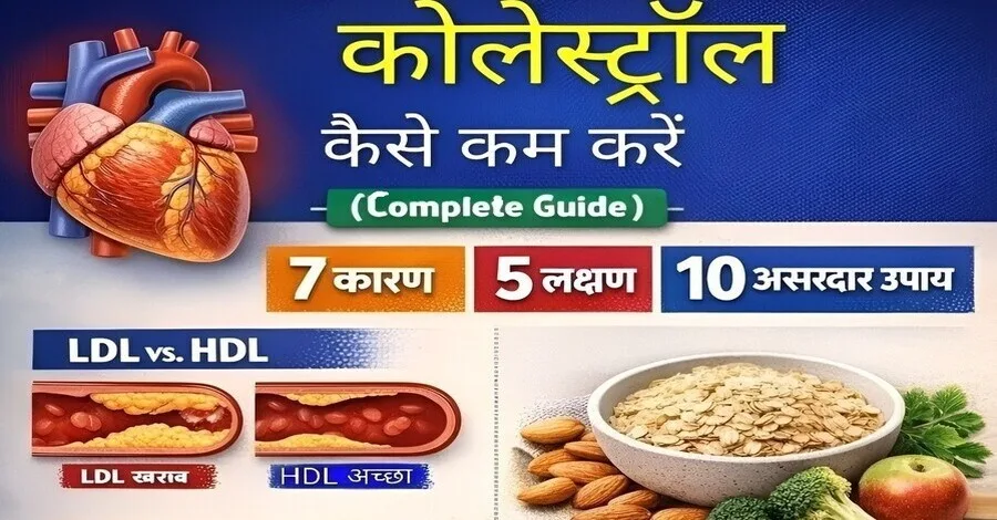 "कोलेस्ट्रॉल क्या है कैसे कम करें हिंदी में"
