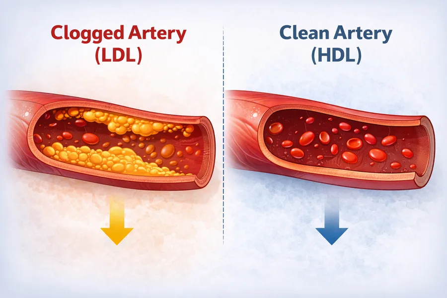 "कोलेस्ट्रॉल क्या है LDL HDL और ट्राइग्लिसराइड्स समझाएं हिंदी में"